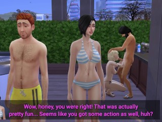 Cuckold Husband Shares Innocent Wife with Starngers - Part 1 - DDSims