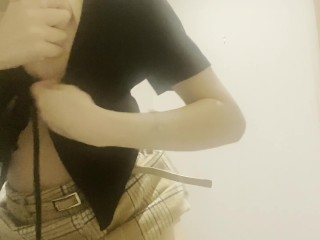 『冬休み』２０２４年正月に白ギャルの巨乳義理姉にトイレで中出しのやり方を教わった。。　個人撮影　ハメ撮り　フェラ　スタイル抜群