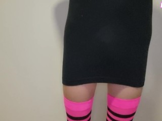 Man To Big Cock Sissy Under Skirt Transformation
