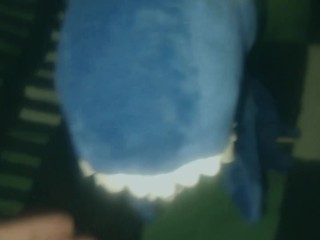 Appearance Plush toy Blue dinosaur t-rex