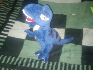 Blue dinosaur t-rex Peeing 1/366