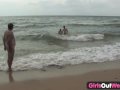 Cutie fucking a stranger at the beach