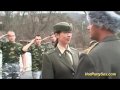 Military Chick gets soldiers cum