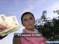 PublicAgent Short haired babe fucks for cash