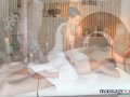 Massage Rooms Young masseuse has her shaved