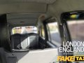 FakeTaxi Saucy brunette talks driver into sex