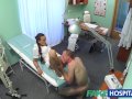 FakeHospital Patient gives nurse a cream pie