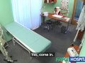 FakeHospital Patient gives nurse a cream pie