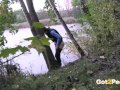 Teen pissing compilation as girls pee outside