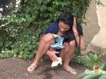 Outdoor pissing compilation with sexy girls