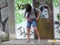 Outdoor pissing compilation with sexy girls