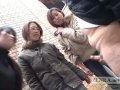 Japanese women public femdom handjob Subtitle