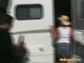 busty stepmom gets banged in my van