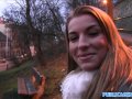 PublicAgent Skinny blonde fucked outside