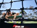 Tennis Coach Gets Balls Licked by 2 Latinas