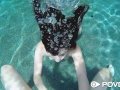 POVD - Jenna Reid gives underwater blowJob in pov
