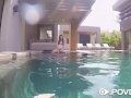 POVD - Jenna Reid gives underwater blowJob in pov