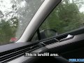 PublicAgent Backseat creampie for a wet pussy
