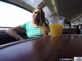 Public Sex on Trains girl meets guy and fucks on train