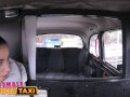 Female Fake Taxi Skinny Czech lesbians with great tits have strap on fun