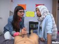 Blowjob Lessons with Mia Khalifa and Her Arab Friend (mk13818)