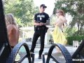 Lucky policeman Alex bangs Brooklyn and Penny
