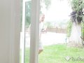 PUREMATURE Mature blonde Brett Rossi fucked after being caught masturbating