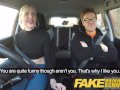 Fake Driving School lesson ends in squirting orgasm and creampie