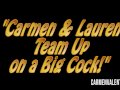 #TeamBJ’s Carmen Valentina &amp; Lauren Phillips 3Way!