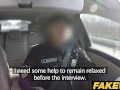 Fake Cop The uniformed policemans cum makes her late