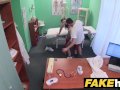 Fake Hospital Doctor prescribes sticky facial to help heal sexy brunette