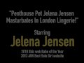 Penthouse Pet Jelena Jensen Masturbates In London Lingerie!