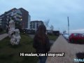 Public Agent Sexy shy Russian babe fucked by a stranger