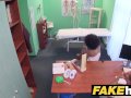 Fake Hospital Doctor gives sexy ebony Brazilian student a hard fucking