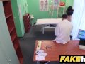 Fake Hospital Czech doctor cums over horny cheating wifes tight pussy