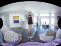 Charming Arya Fae in romantic VR anal for Valentine's day