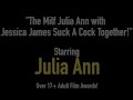 The Milf Julia Ann w/ Jessica James Suck A Cock Together!