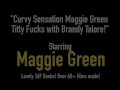 Curvy Sensation Maggie Green Titty Fucks with Brandy Talore!
