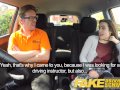 Fake Driving School New learners tight pussy stretched by instructors cock