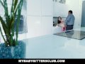 MyBabySittersClub - Babysitter Gets Hand Stuck In Sink and Fucked By Boss