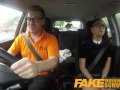 Fake Driving School - Sexy Spanish Learner sucks Big Cock for lessons