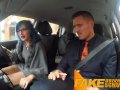 Fake Driving School Sexy emo gets her ass pounded and throat fucked