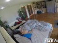SpyFam Step sister Ariana Marie fucked after parents leave