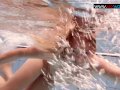 Bouncing boobs underwater