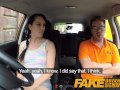 Fake Driving School Messy creampie climax for sexy cheating learner