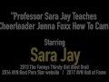 Professor Sara Jay Teaches Cheerleader Jenna Foxx How To Cam