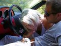 Blondie Goes For A Ride In The Car