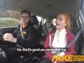 Fake Driving School Cute redhead Ella Hughes fucks and eats instructors cum