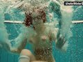 Big titted Dashka bounces body underwater