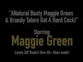 Natural Busty Maggie Green &amp; Brandy Talore Get A Hard Cock!